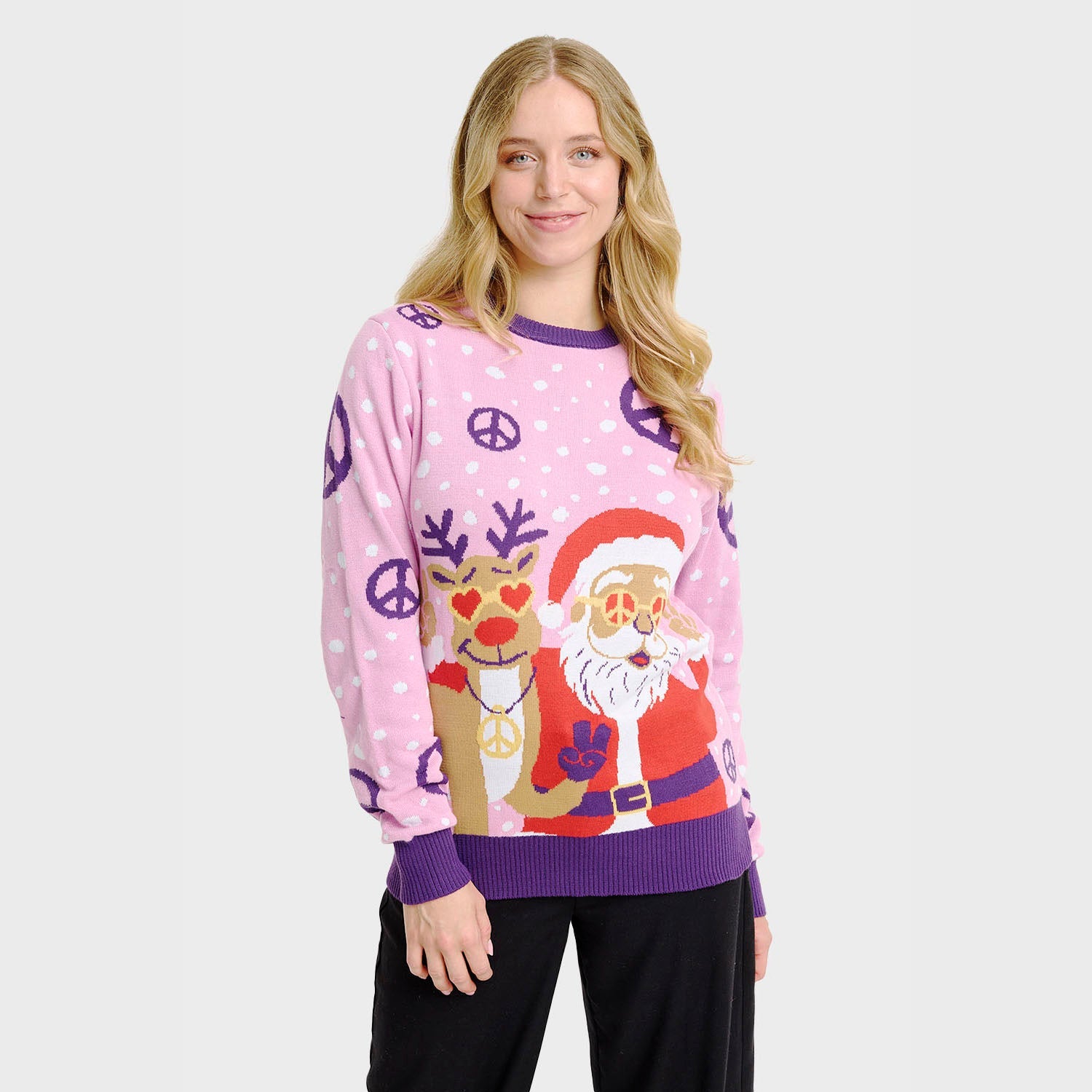 Hippie Christmas Sweater โ Women